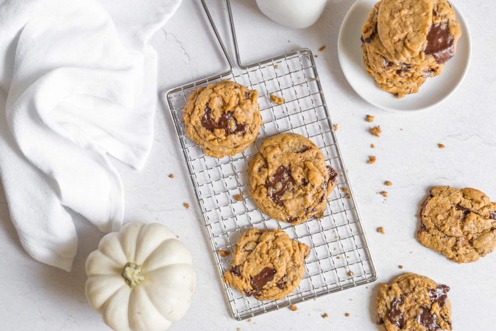 Chocolate Chunk Pumpkin Cookies