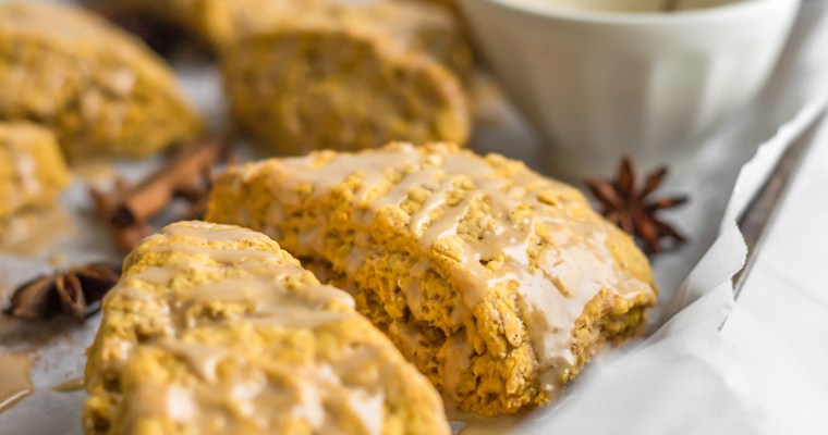 Pumpkin Spice Latte Scones