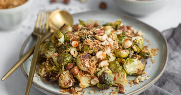 Roasted Miso Butter Brussels Sprouts